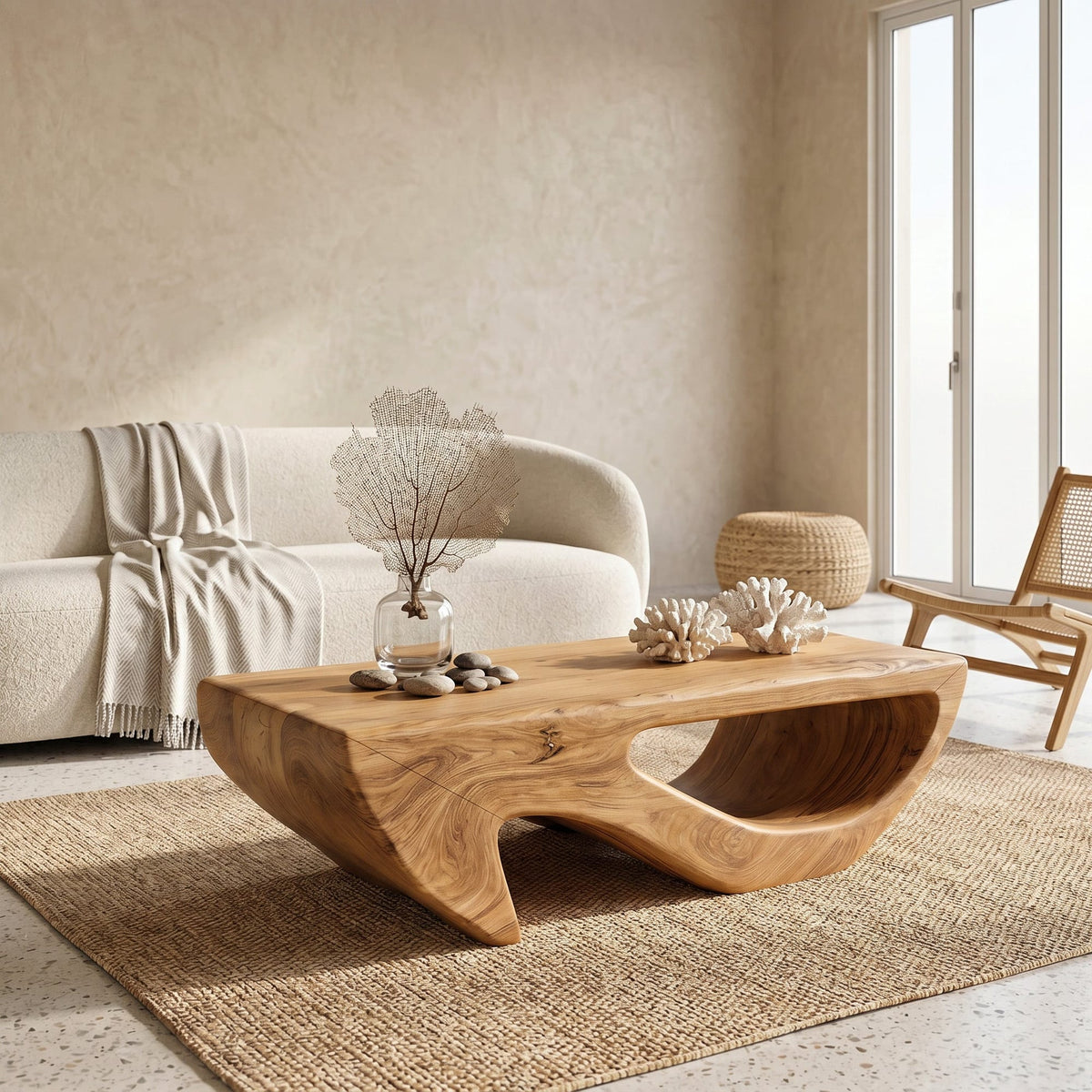 Minimal Rectangular Coffee Table