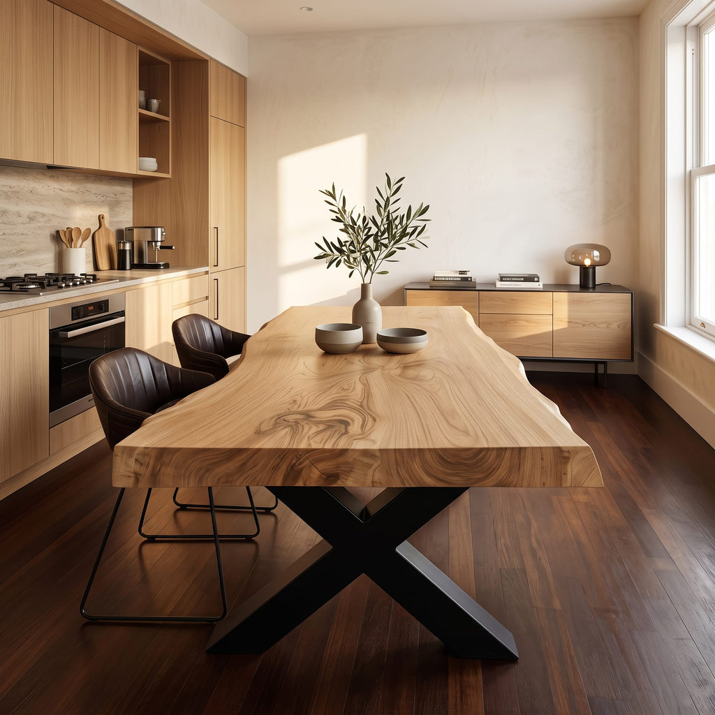 Live Edge Conference Dining Table