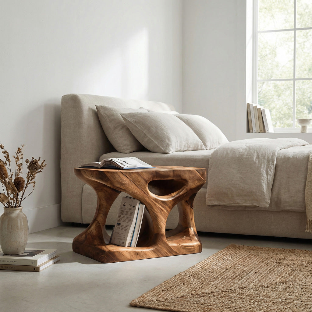 Curved Minimal Side Table
