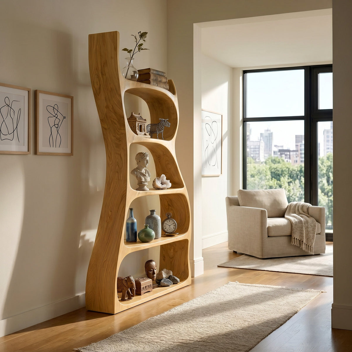 Tiered Storage Bookshelf