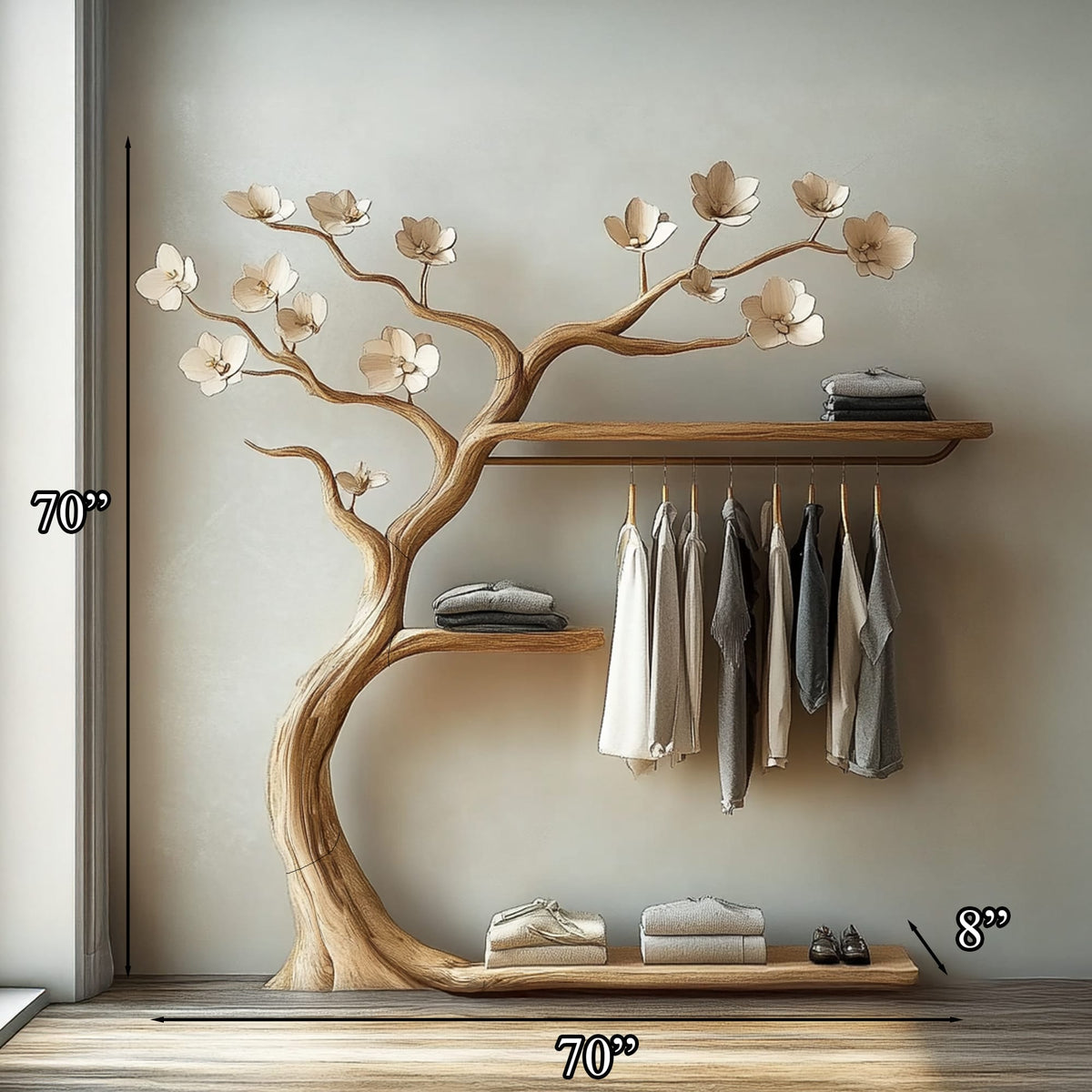 Branch Hanger Floating Shelf