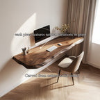 Live Edge Mounted Desk