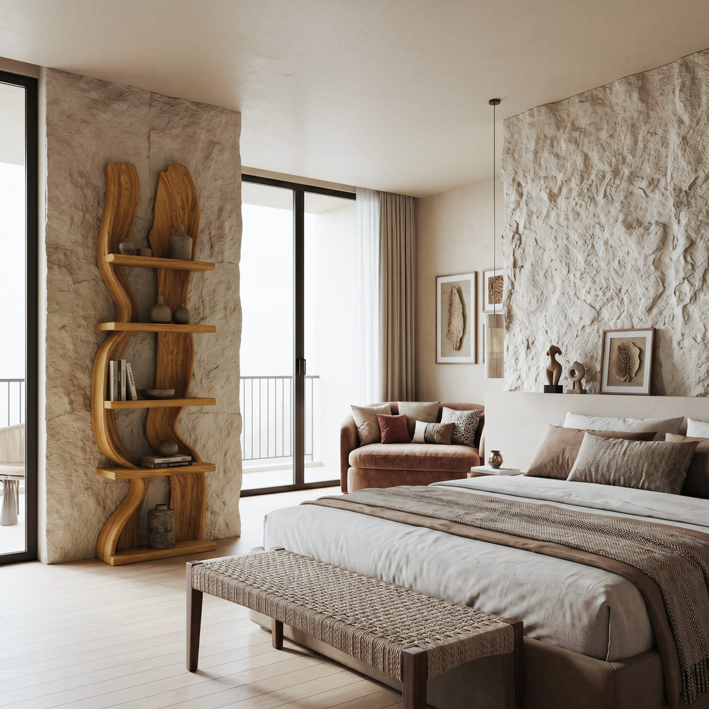 Curved Silhouette Bookshelf