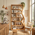 Geometric Contemporary Bookshelf