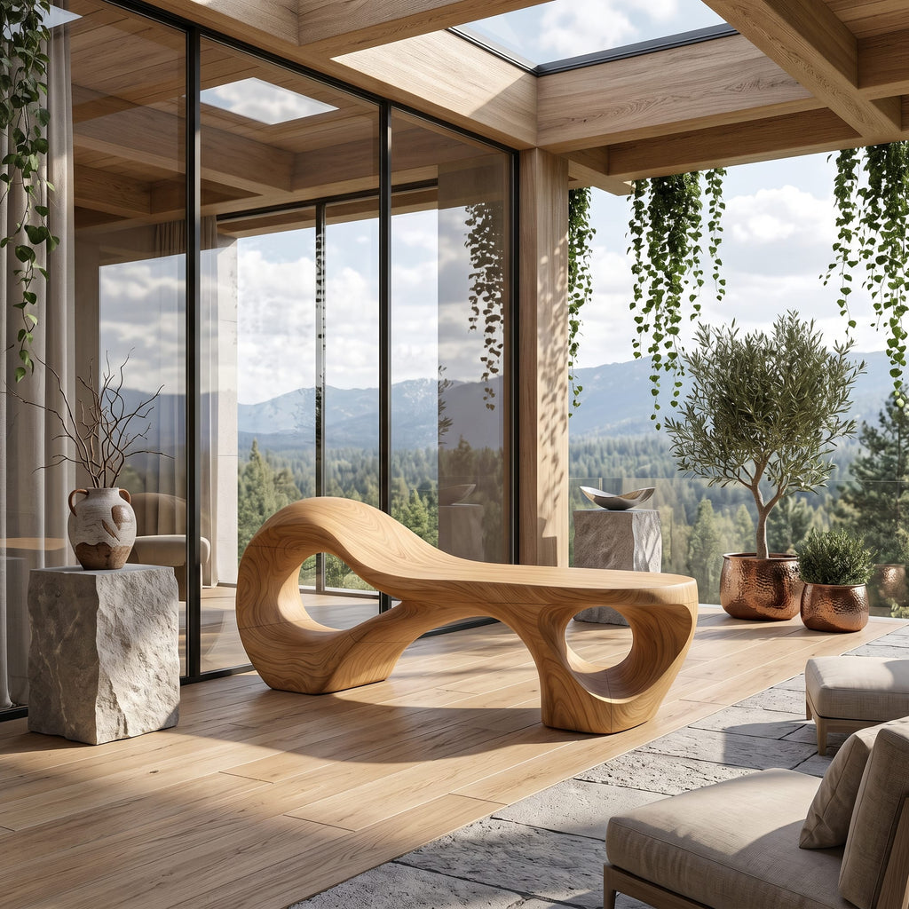 Arched Modern Bench