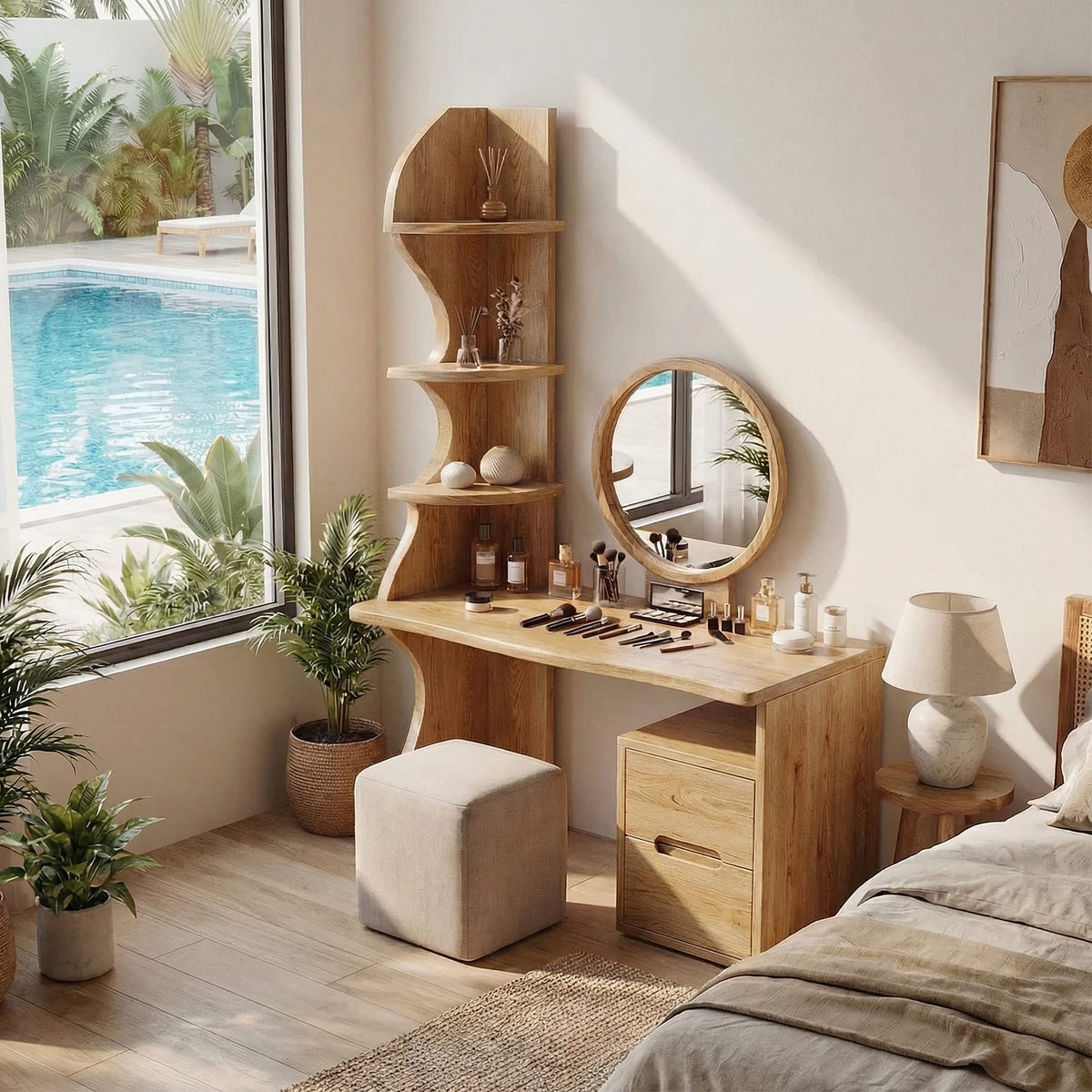 Table Drawers Vanity