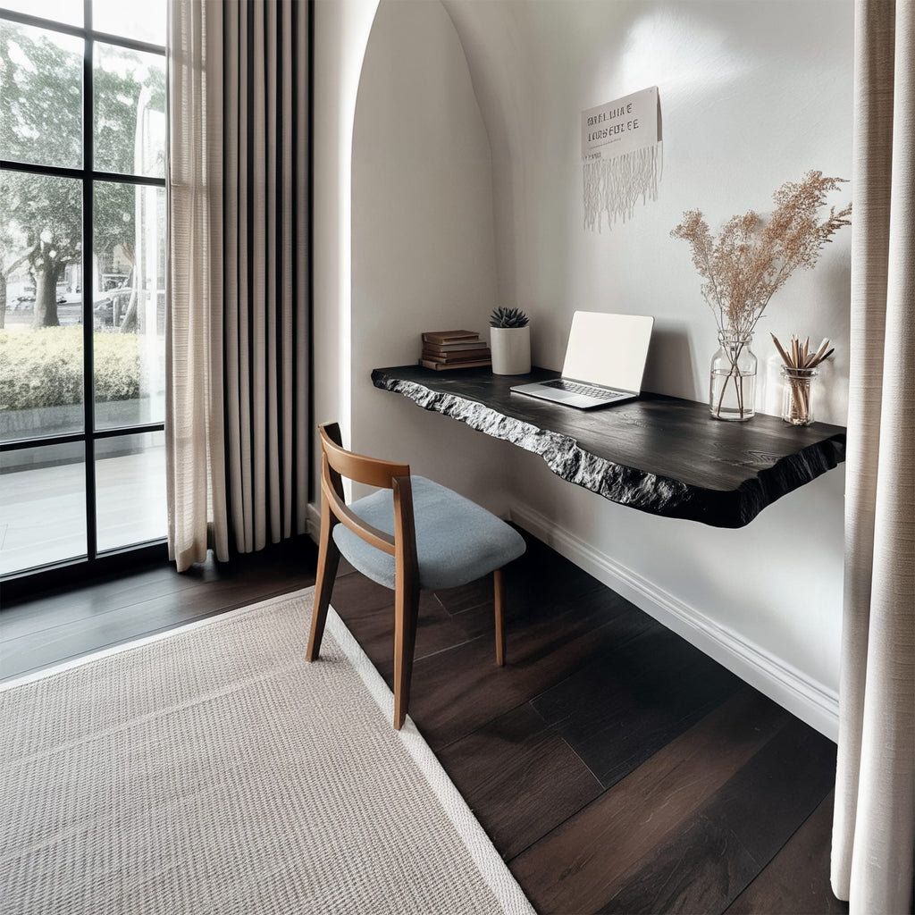 Floating Solid Laptop Vanity