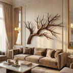 Organic Tree Branch Wooden Wall Decor, solid wood, built to order, view 3