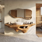 Farmhouse Bathroom Vanity for Renovation, solid wood, built to order