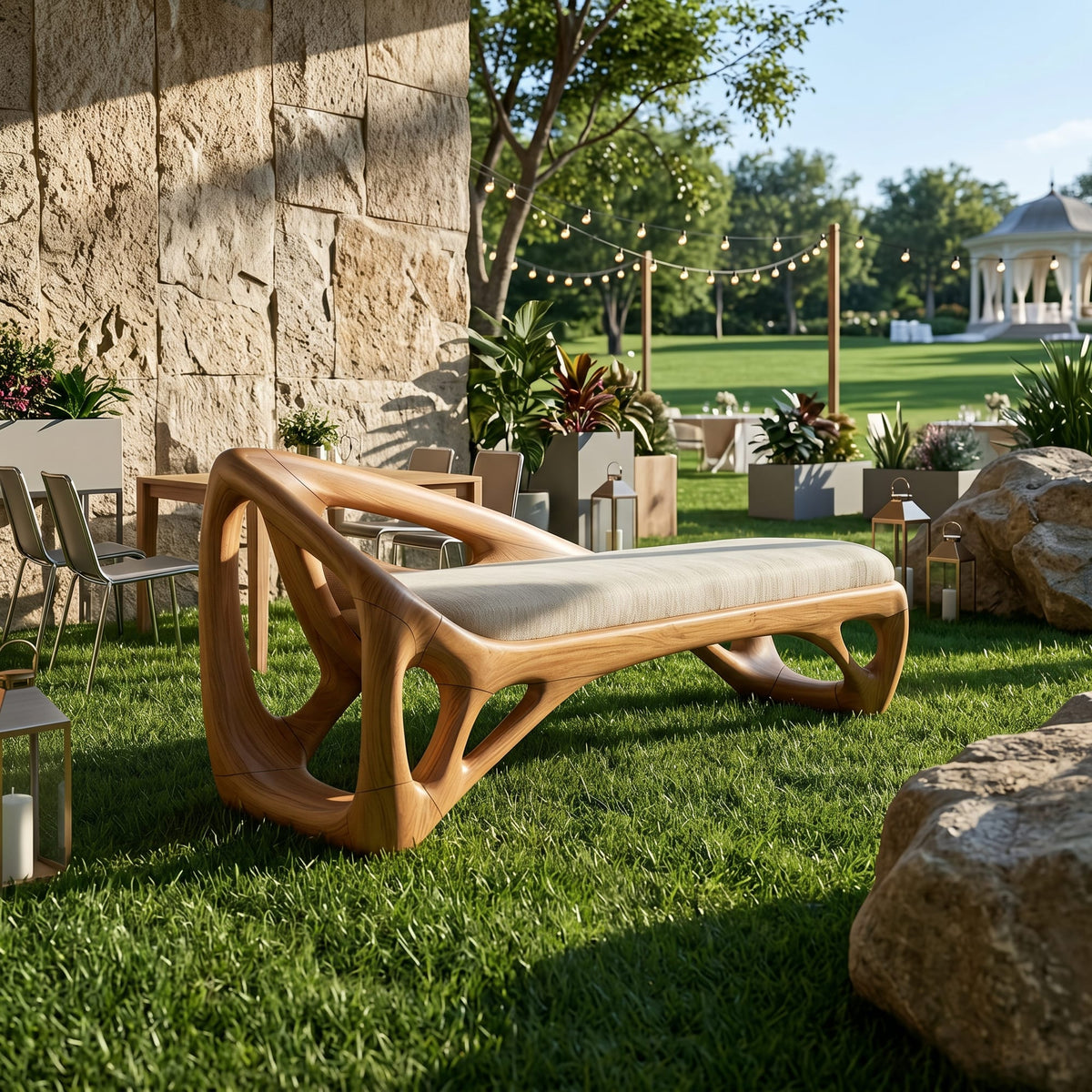 Live Edge Dining Bench Rustic, solid wood, built to order