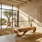 Curved Contemporary Bench