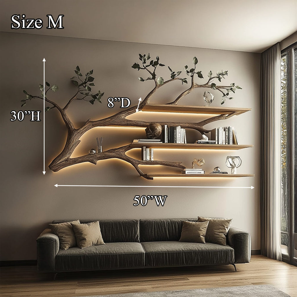 Tree Branch Floating Shelf