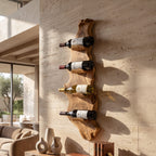 Handcrafted Wine Stand, solid wood, built to order