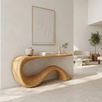Live Edge Entryway Organic Console Table