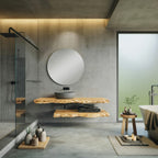 Mediterranean Live Edge Floating Vanity