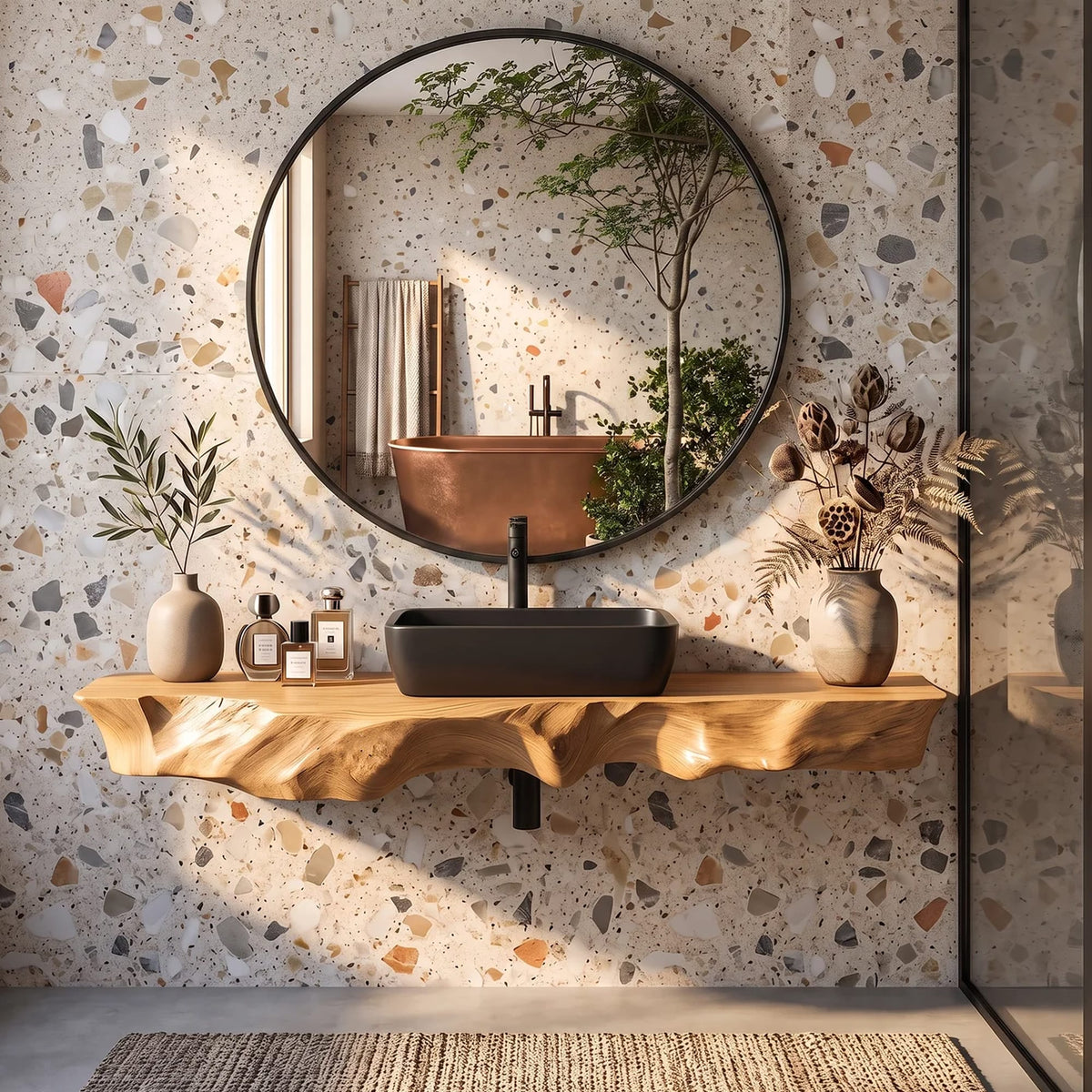 Solid Washbasin Vanity