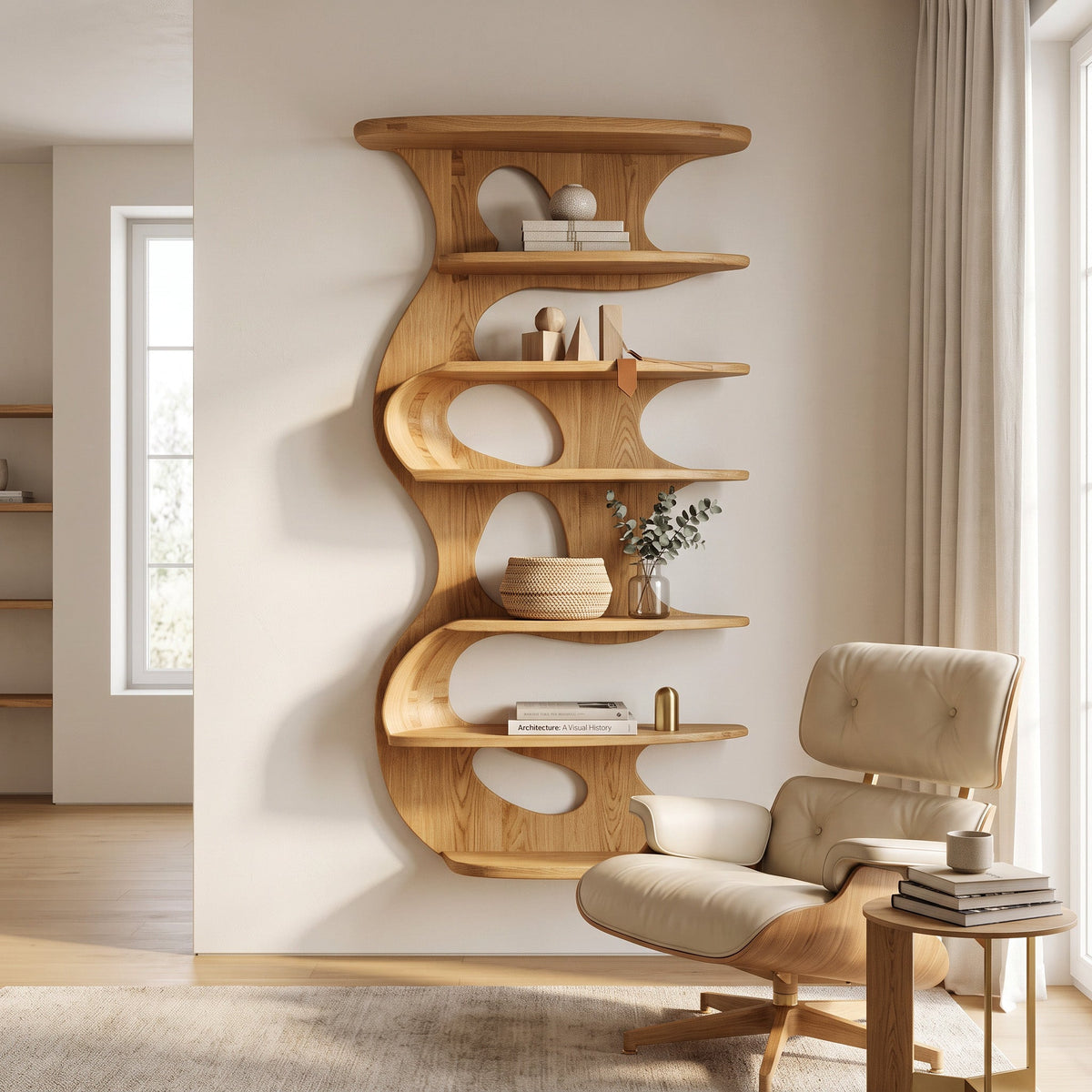 Floating Organizer Bookshelf