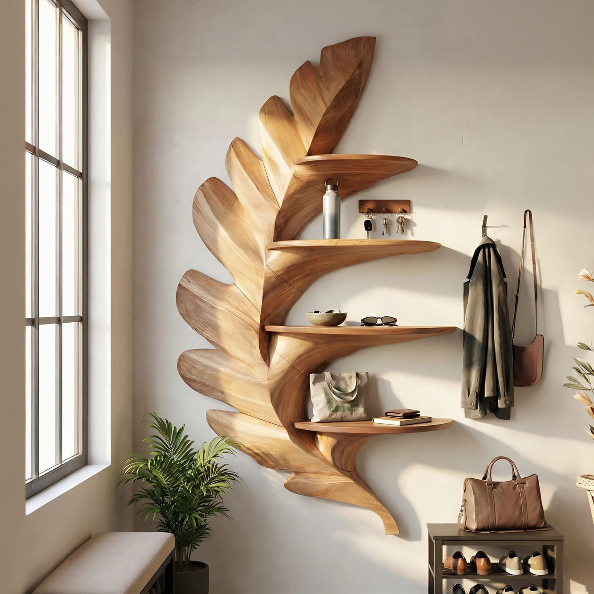 Minimal Entrance Wall Shelf