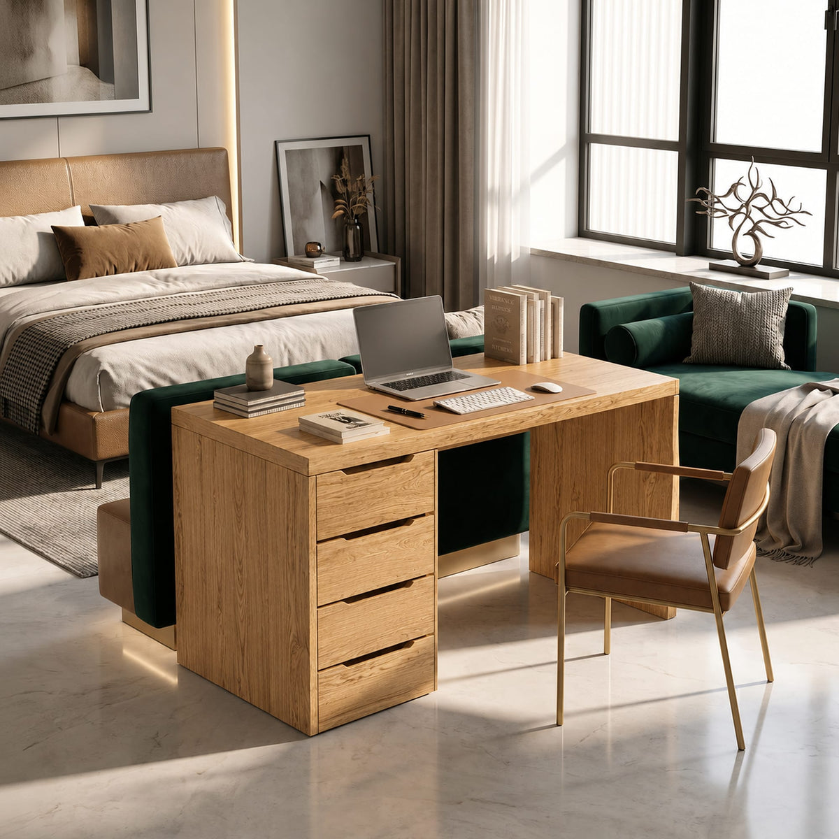 Minimal Metal Desk