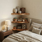 Floating Mounted Solid Wall Shelf