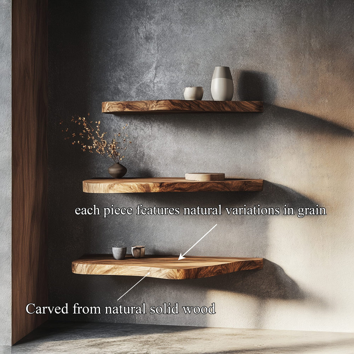 Solid Mount Floating Shelf
