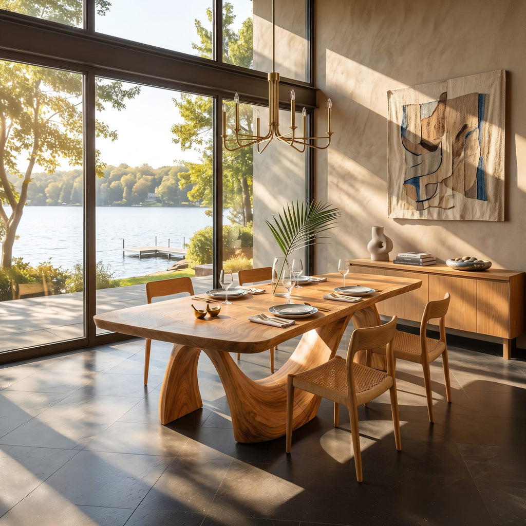 Minimal Irregular Dining Table