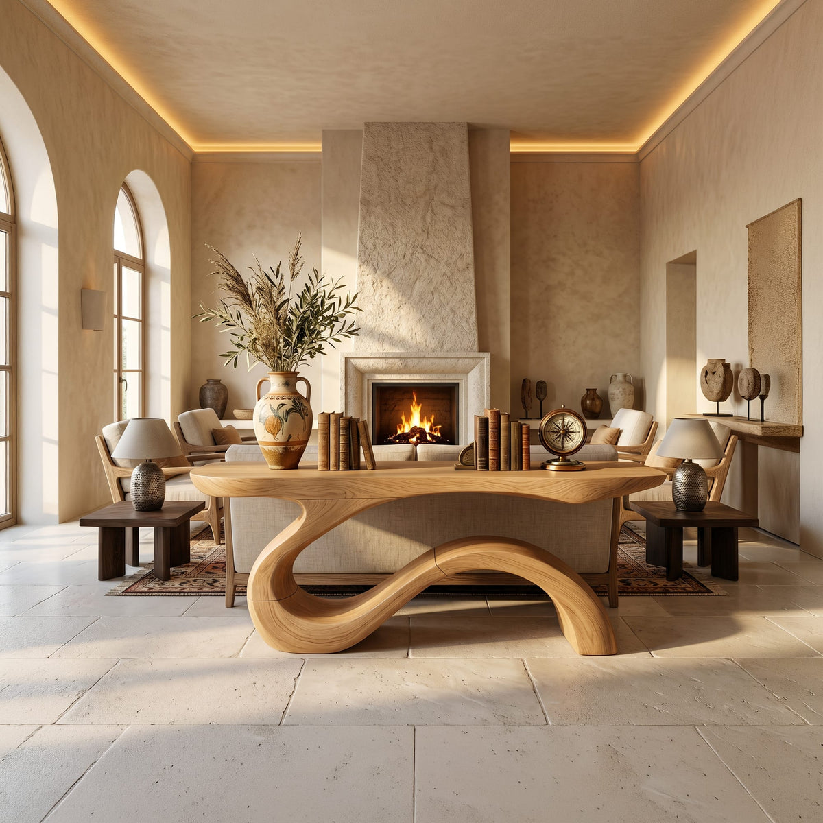 Organic Contemporary Side Table
