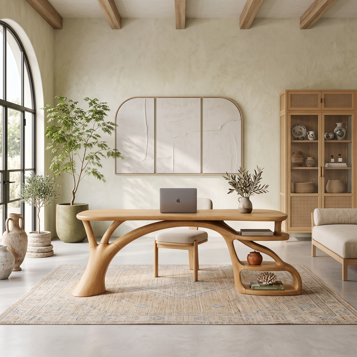 Curved Writing Desk, view 5