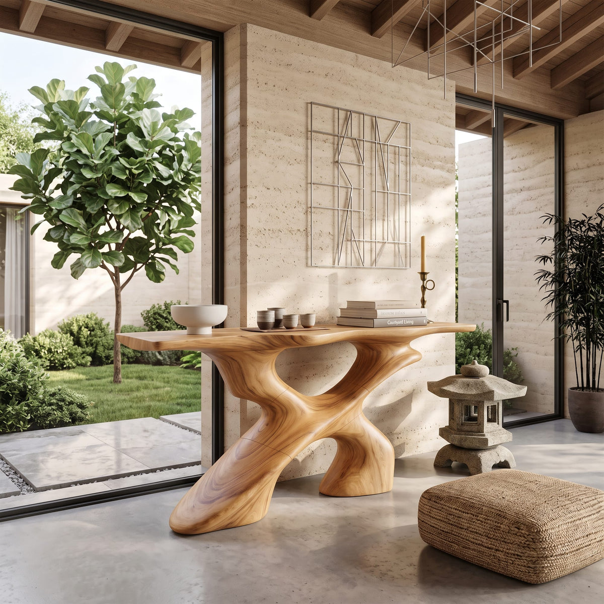 Solid Hallway Console Table