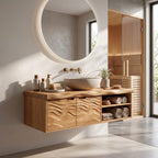 Contemporary Bath Cabinet Elegant Master Bathroom, solid wood, built to order