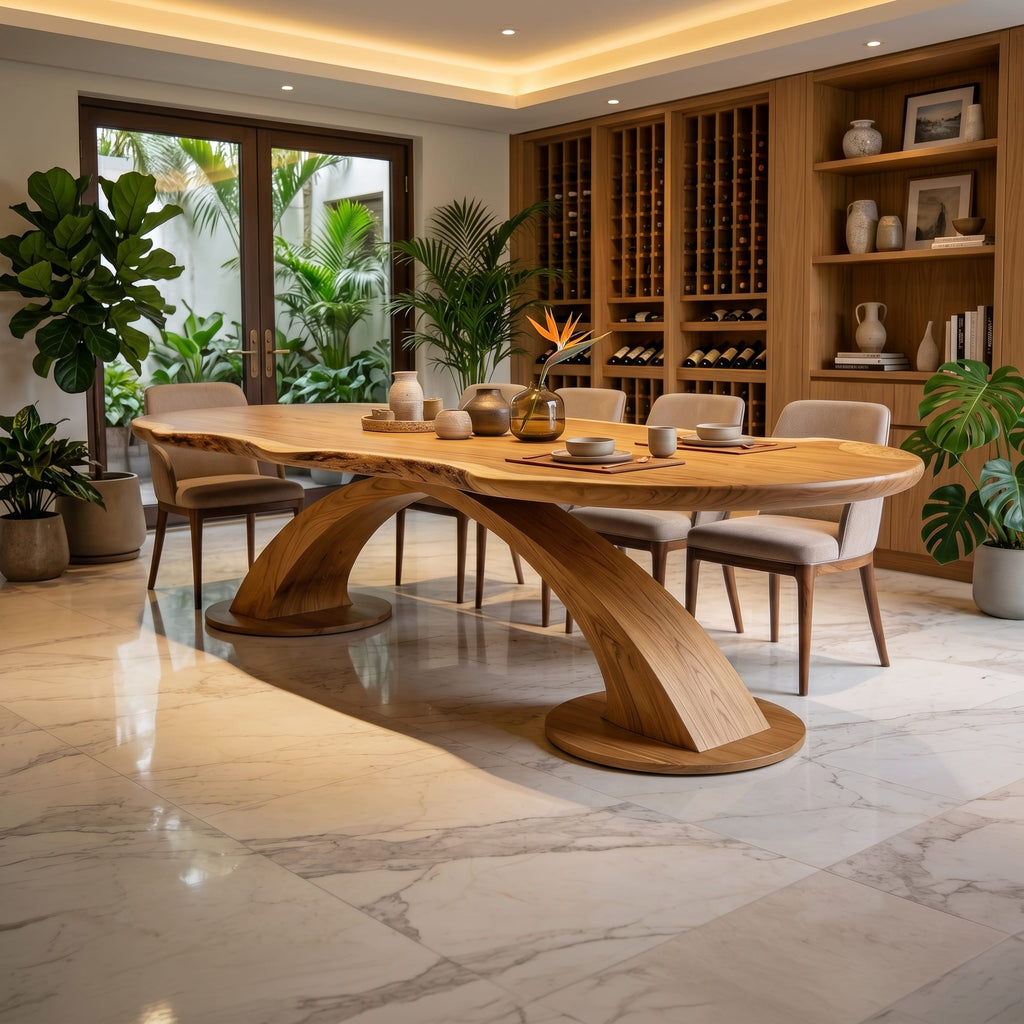 Organic Solid Dining Table