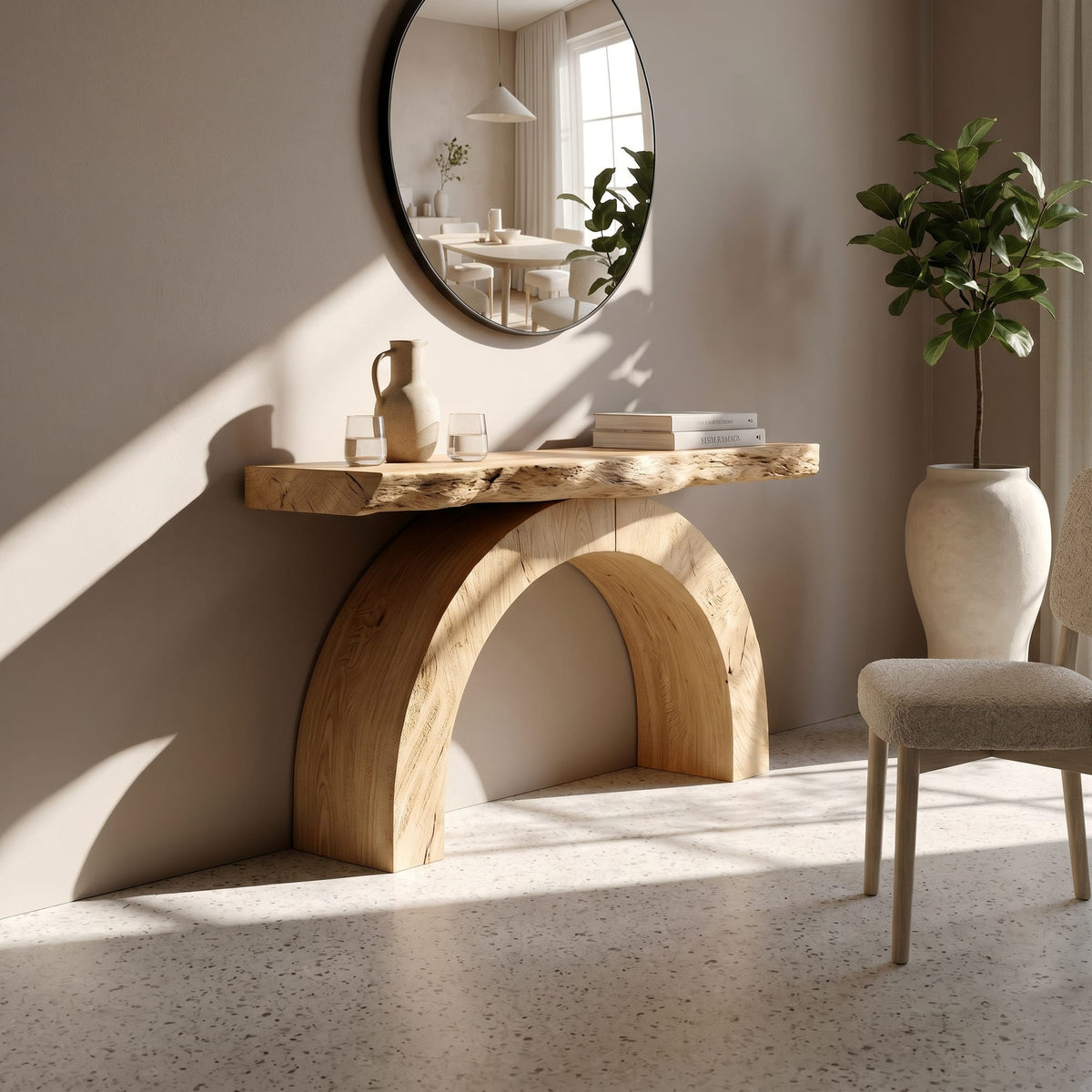Arched Modern Console Table
