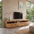 Handcrafted Media Cabinet Console, solid wood, built to order