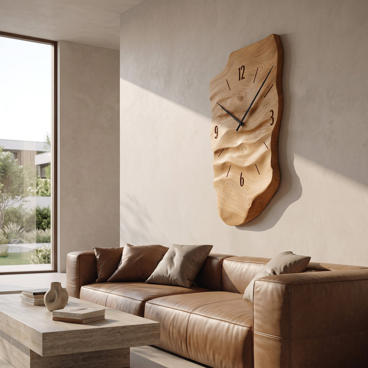 Modern Clock Abstract Wall Art