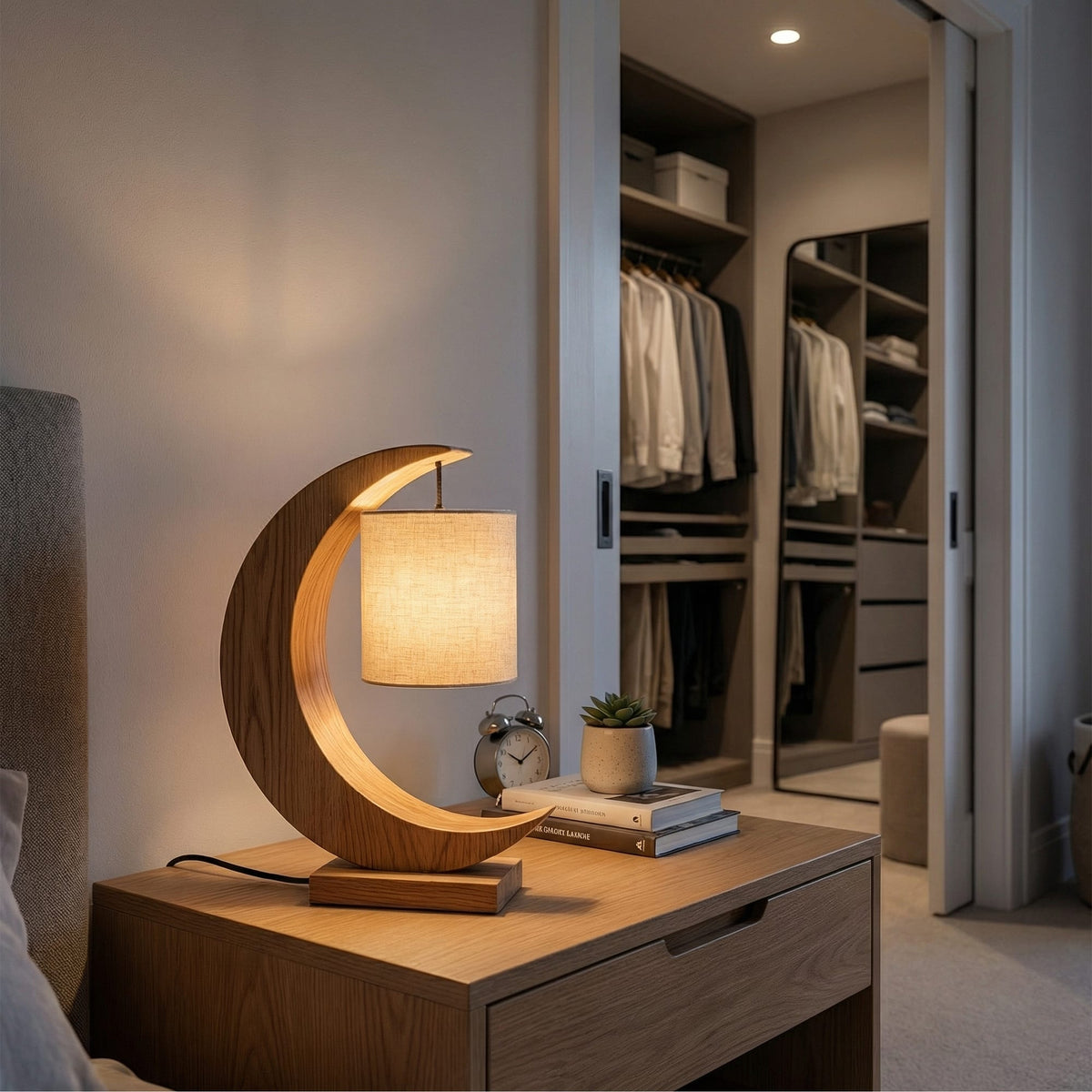 Sculptural Minimal Nightstand