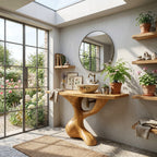Handcrafted Vanity, solid wood, built to order