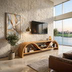 Contemporary Organic Media TV Cabinet
