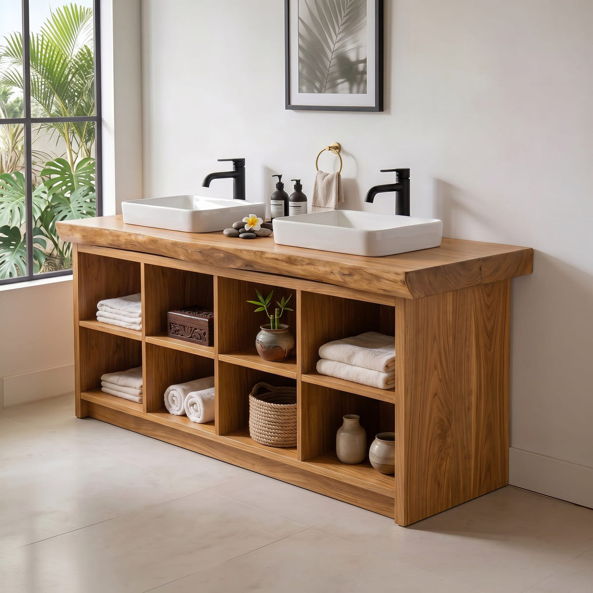 Double Solid Vanity