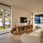 Contemporary Sculptural Media TV Cabinet