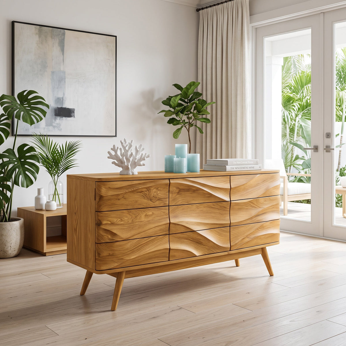 Curved Modern Sideboard