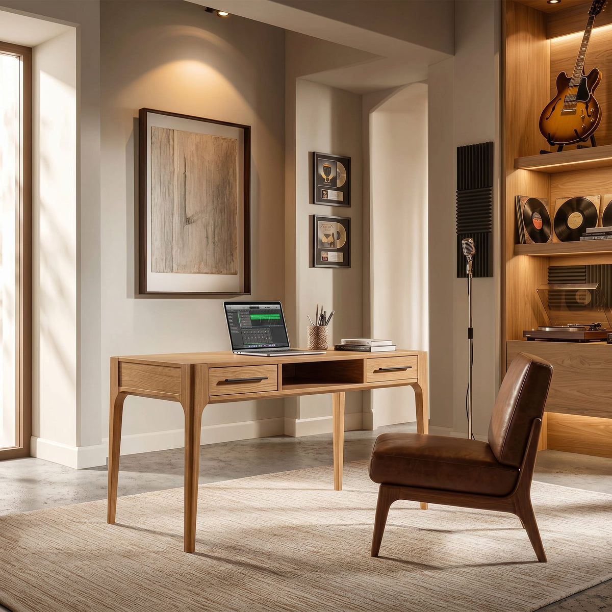 Slim Contemporary Desk