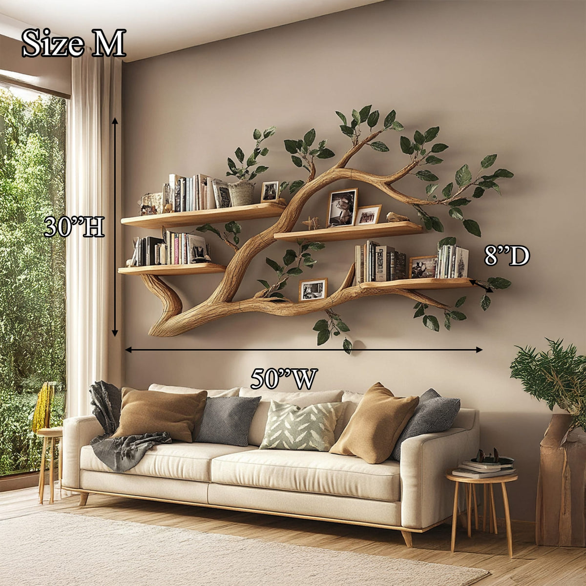 Floating Solid Bookshelf
