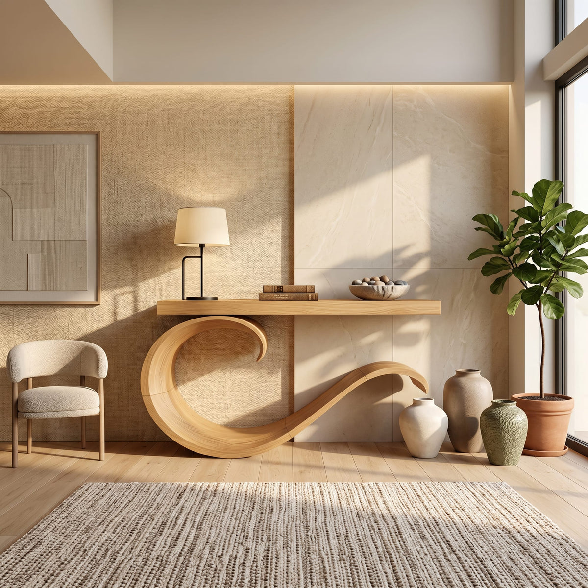 Live Edge High-end Console Table