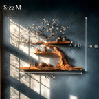 Floating Cozy Tree Bookshelf