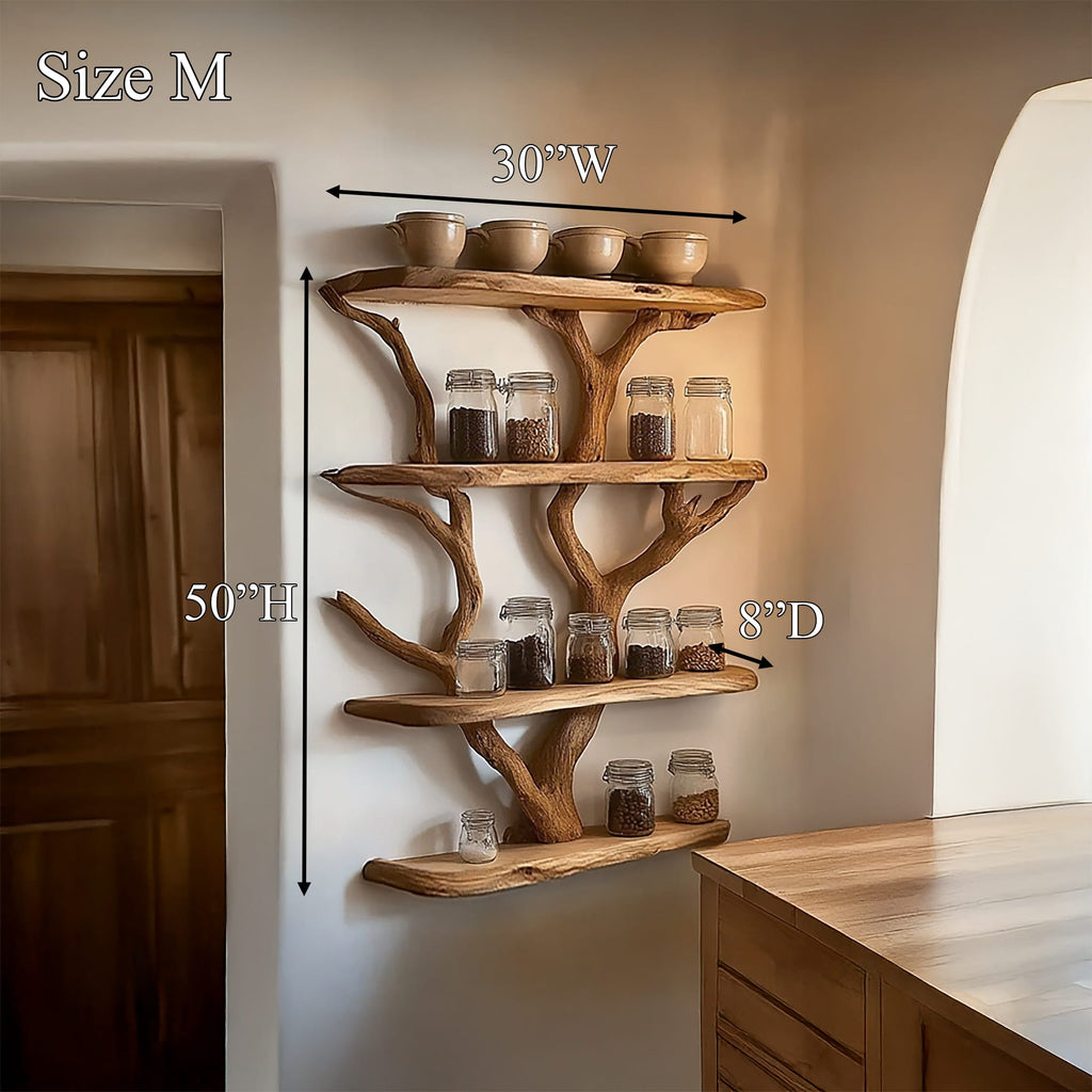 Floating Pantry Wall Shelf