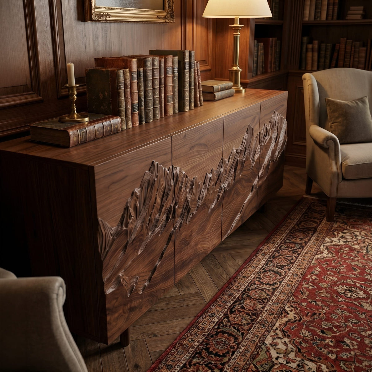 Mountain Landscape Sideboard