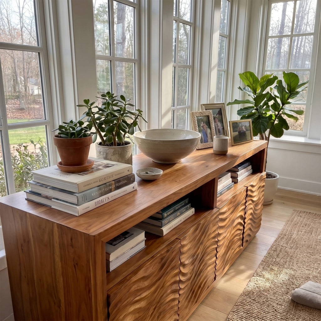 Geometric Contemporary Sideboard