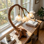Organic Flower Sculptural Lamp