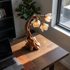 Floral Sculptural Nightstand