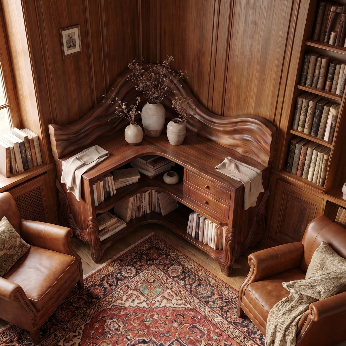 Wave Open Bookshelf